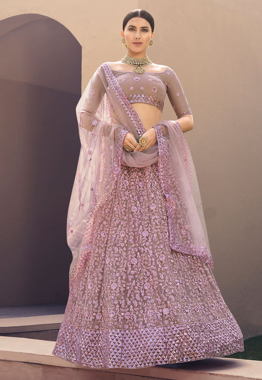 Lavender Traditional Designer Lehenga Choli
