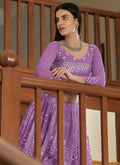 Lilac Lavender Indian Wedding Lehenga