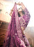 Plum Purple Multi Embroidered Wedding Lehenga Choli, Salwar Kameez