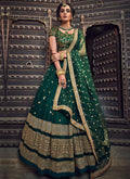Dark Green Designer Lehenga Choli