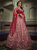 Red Designer Lehenga Choli