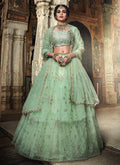 Sea Green Designer Lehenga Choli