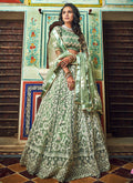 Light Green Designer Lehenga Choli