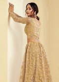 Beige Golden Lehenga Choli In usa uk canada