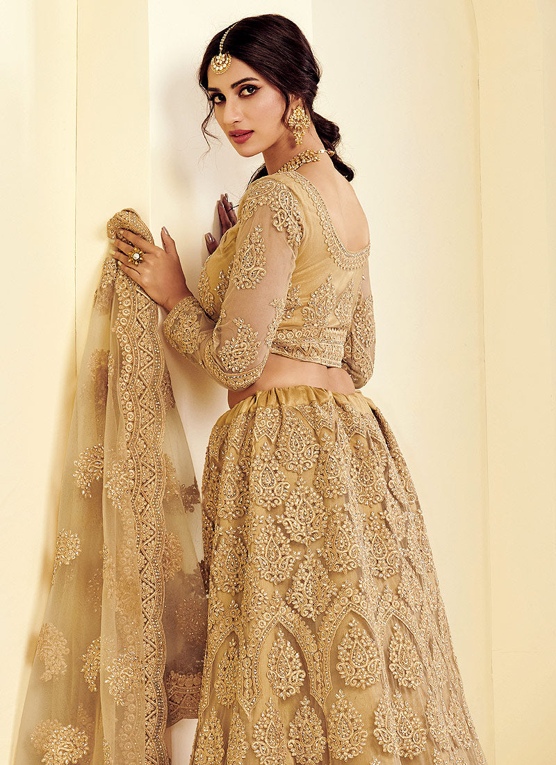 Golden Lehenga Choli In usa uk canada