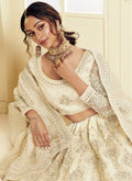 Creme White Lehenga Choli In usa