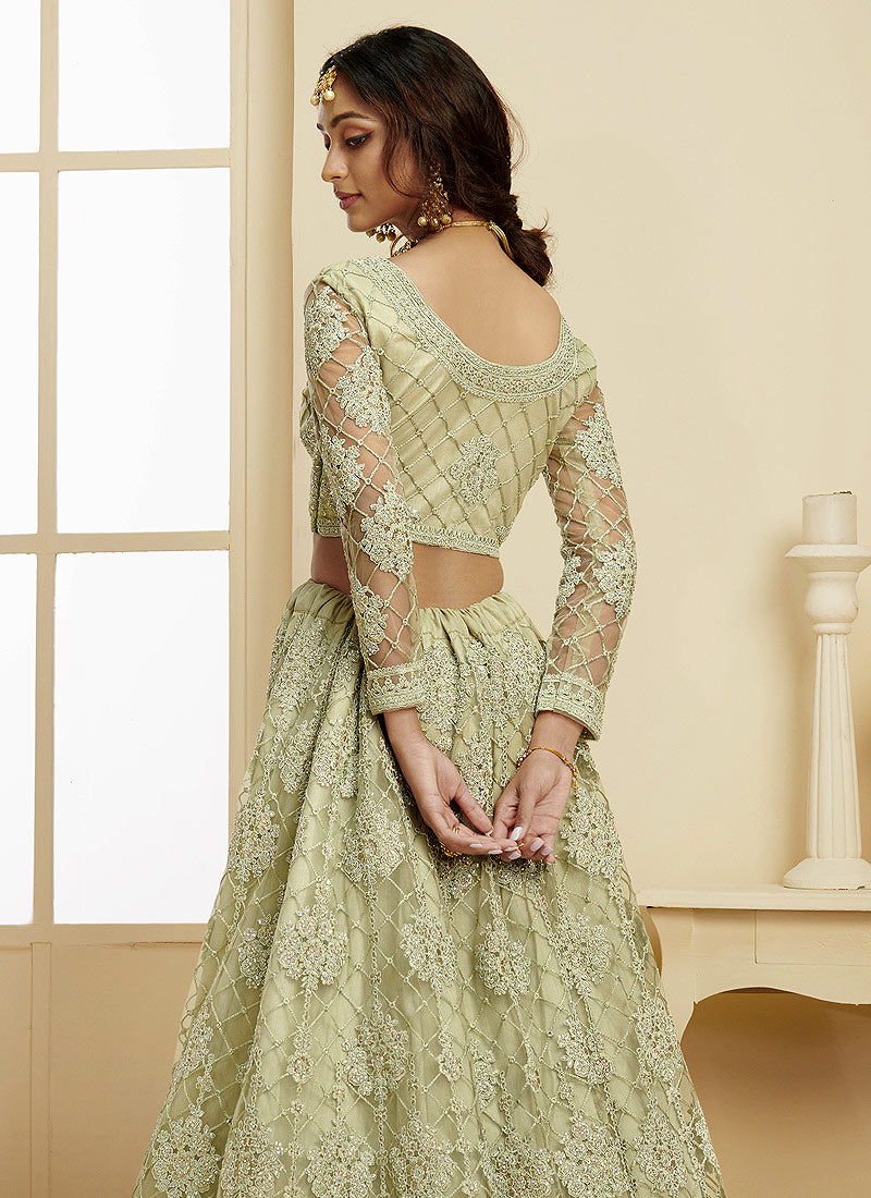  Mint Green Lehenga Choli In usa uk