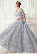 Ice Blue Lehenga Choli In usa uk canada