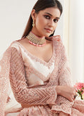 Indian Clothes - Baby Pink Designer Wedding Lehenga Choli