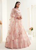 Baby Pink Designer Lehenga Choli