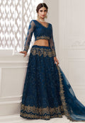 Blue Lehenga Choli In usa uk canada