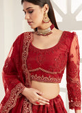 Indian Clothes - Bridal Red Wedding Lehenga Choli