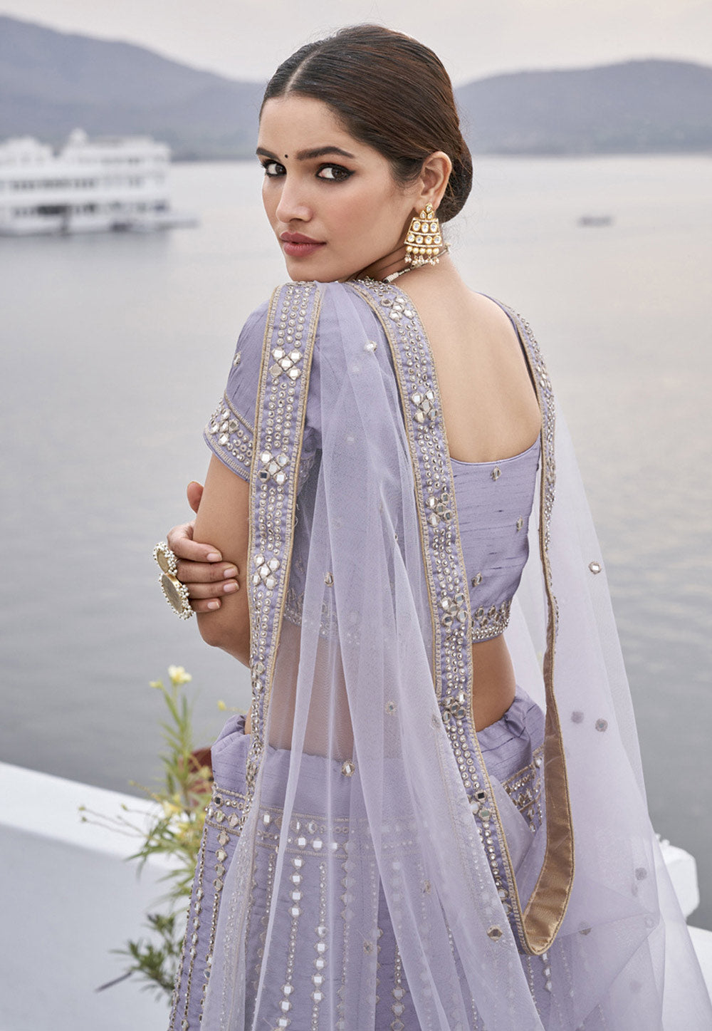 Lavender Lehenga Choli In usa uk canada
