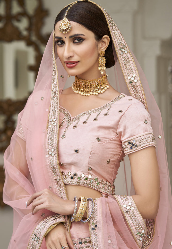 Soft Pink Lehenga Choli In usa uk canada