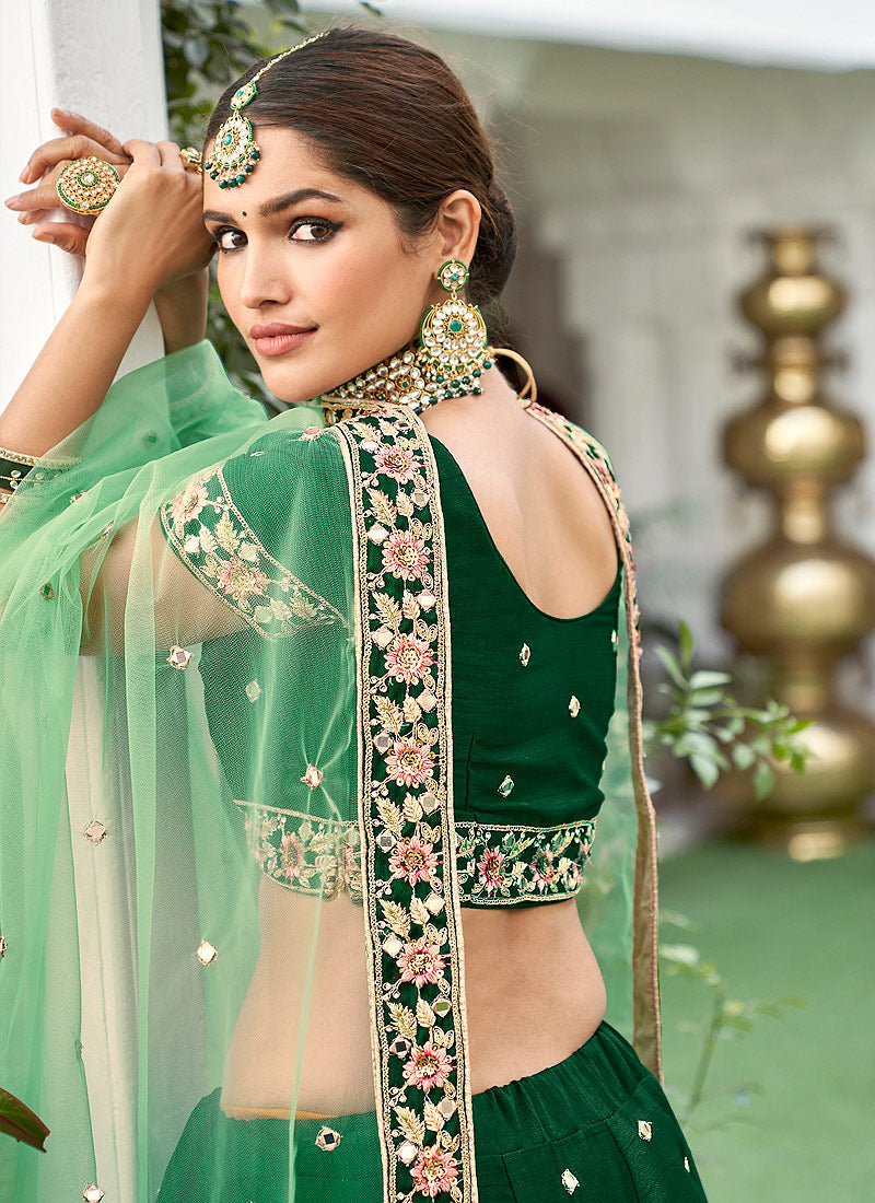 Green Lehenga Choli In usa uk canada
