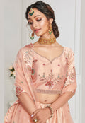 Peach Designer Lehenga Choli In usa