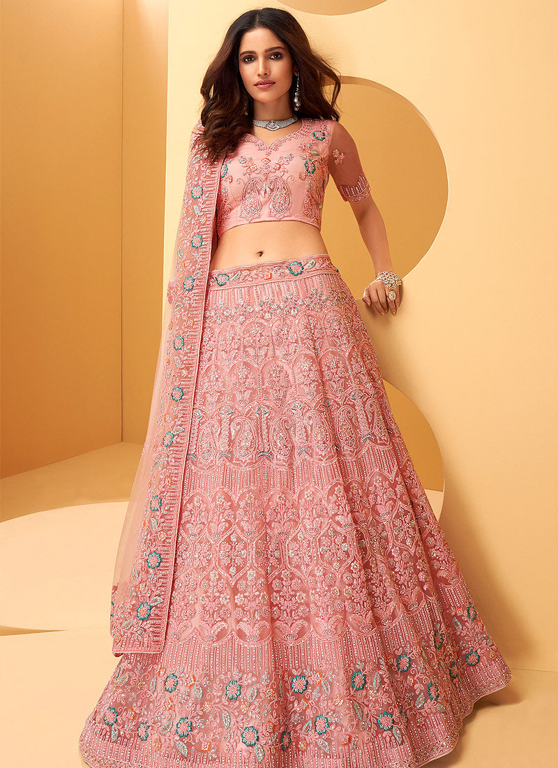 Rose Pink Lehenga Choli In canada