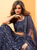 Navy Blue  Lehenga Choli