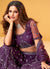 Purple Mirror Work Lehenga Choli
