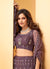 Mauve Mirror Work Lehenga Choli In usa