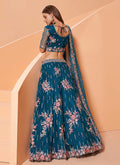 Royal Blue Wedding Lehenga Choli In Usa