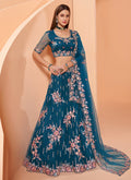 Royal Blue Wedding Lehenga Choli In Usa