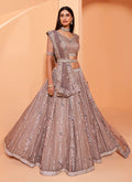 Mauve Wedding Lehenga Choli In uk