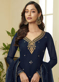 Navy Blue Sharara Suit In usa uk canada
