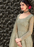 Light Green Designer Anarkali Gown