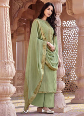 Green Designer Salwar Kameez