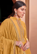 Yellow Golden Style Pant Suit In usa uk canada