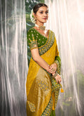 Bridal Yellow Silk Saree