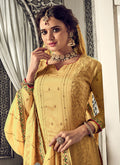 Yellow Palazzo Suit In usa uk canada