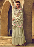 Light Green Palazzo Suit In usa uk canada