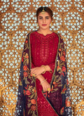 Red Palazzo Suit In usa