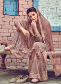Blush Pink Gharara Suit In usa