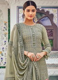 Pista Green Indian Gharara Suit In uk