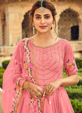 Pink Indian Anarkali Suit In canada