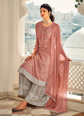 Pink And Beige Palazzo Style Suit In Germany