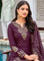 Purple And Gold Gharara Suit In canada