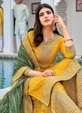 Yellow And Green Gharara Suit In usa