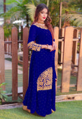 Blue Golden Sharara Suit In usa uk canada