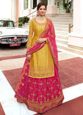 Yellow Sharara Suit