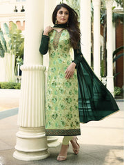 Green Hues Brasso Designer Pant Suit