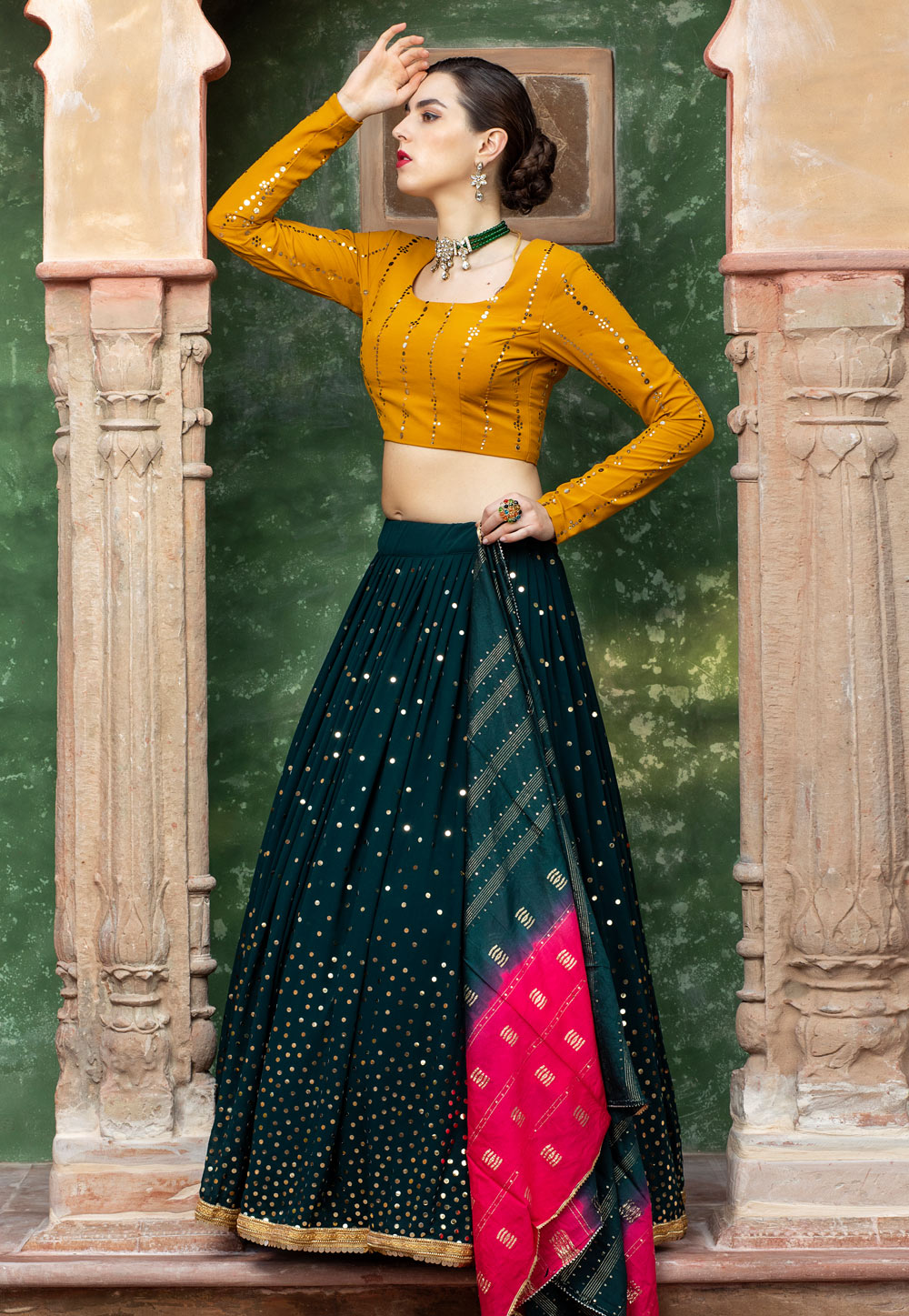 Yellow Lehengas - Shop Yellow Lehenga Cholis Online for Women US UK