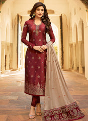 Embroidered Pant Suit