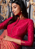 Indian Suits - Pink Designer Sharara Suit In usa uk canada