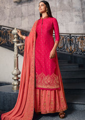 Pink Designer Sharara Suit