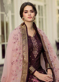 Magenta Palazzo Suit In usa