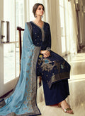 Blue Palazzo Suit In usa uk canada